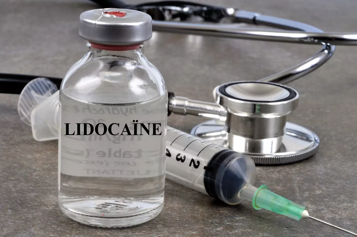 Love-biochemical Lidocaine illustration